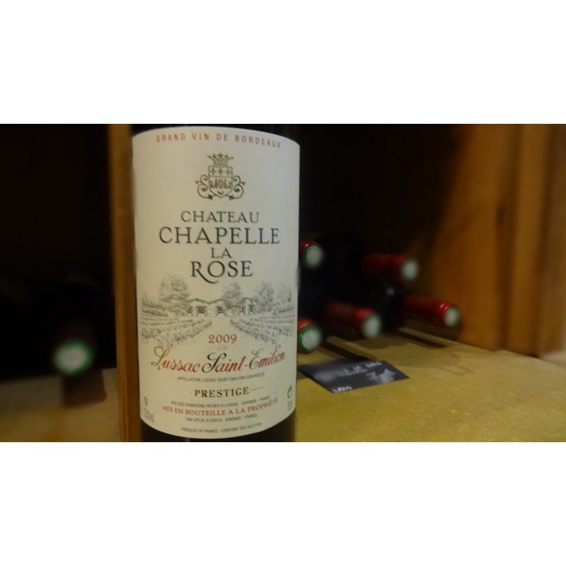 LUSSAC SAINT EMILION CHAPELLE LA ROSE ROUGE 2008