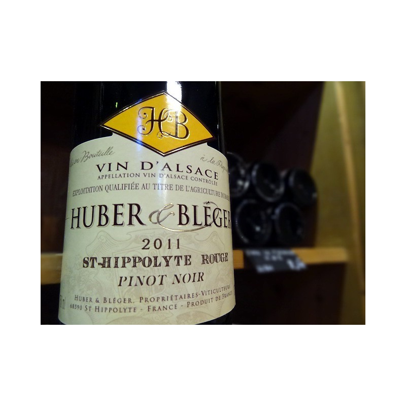 ROUGE DE SAINT HIPPOLYTE HUBER ET BLEGER ROUGE 2011