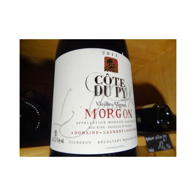 MORGON COTE DU PY LAURENT GAUTHIER ROUGE 2011 