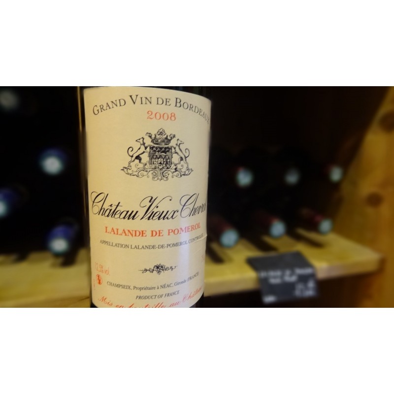 LALANDE DE POMEROL CHATEAU VIEUX CHEVROL ROUGE 2008