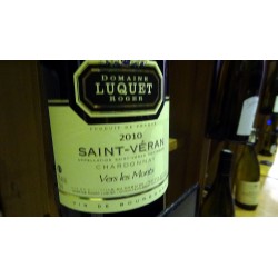SAINT VERAN VERS LES MONTS ROGER LUQUET BLANC 2012