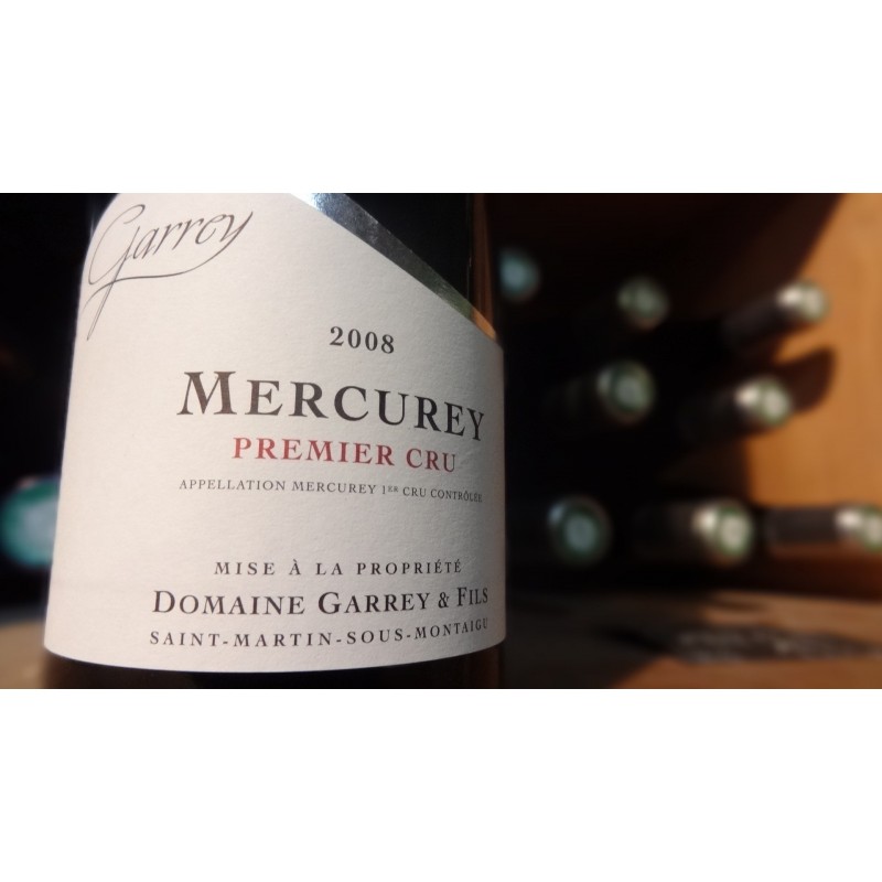 MERCUREY 1ER CRU HUBERT GARREY ROUGE 2011 MERCUREY 1ER CRU HUBERT GARREY ROUGE 2011