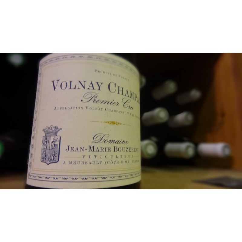 VOLNAY 1ER CRU CHAMPANS JM BOUZEREAU ROUGE 2007 VOLNAY 1ER CRU CHAMPANS JM BOUZEREAU ROUGE 2007