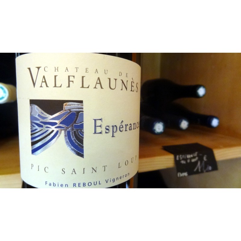 PIC SAINT LOUP ESPERANCE CHATEAU DE VALFLAUNES ROUGE 2012 PIC SAINT LOUP ESPERANCE CHATEAU DE VALFLAUNES ROUGE 2012