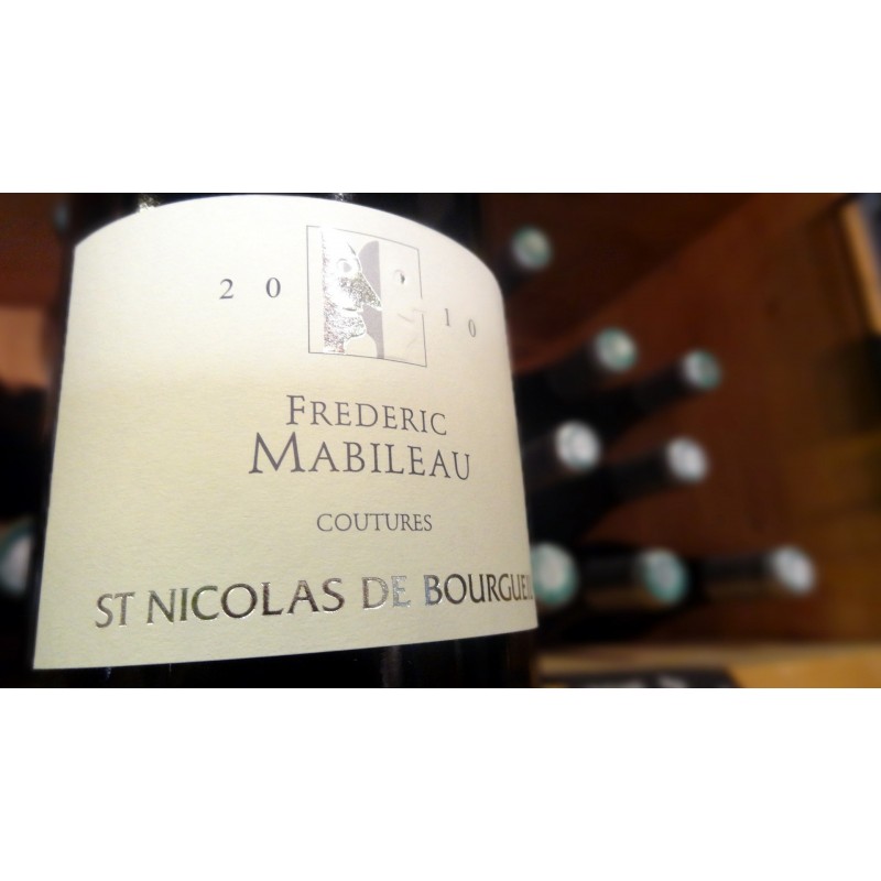 ST NICOLAS DE BOURGUEIL LES COUTURES  FREDERIC MABILEAU ROUGE 2011