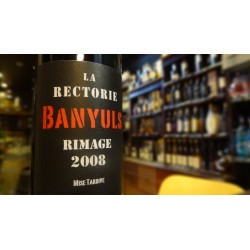 BANYULS RIMAGE MISE TARDIVE LA RECTORIE ROUGE 2008 