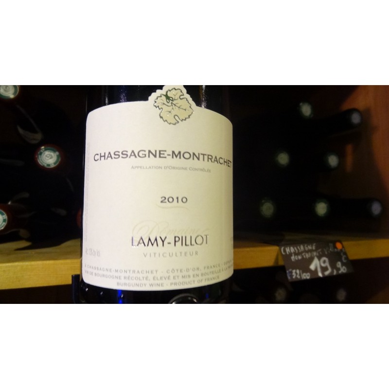 CHASSAGNE MONTRACHET DOMAINE LAMY PILLOT ROUGE  2008