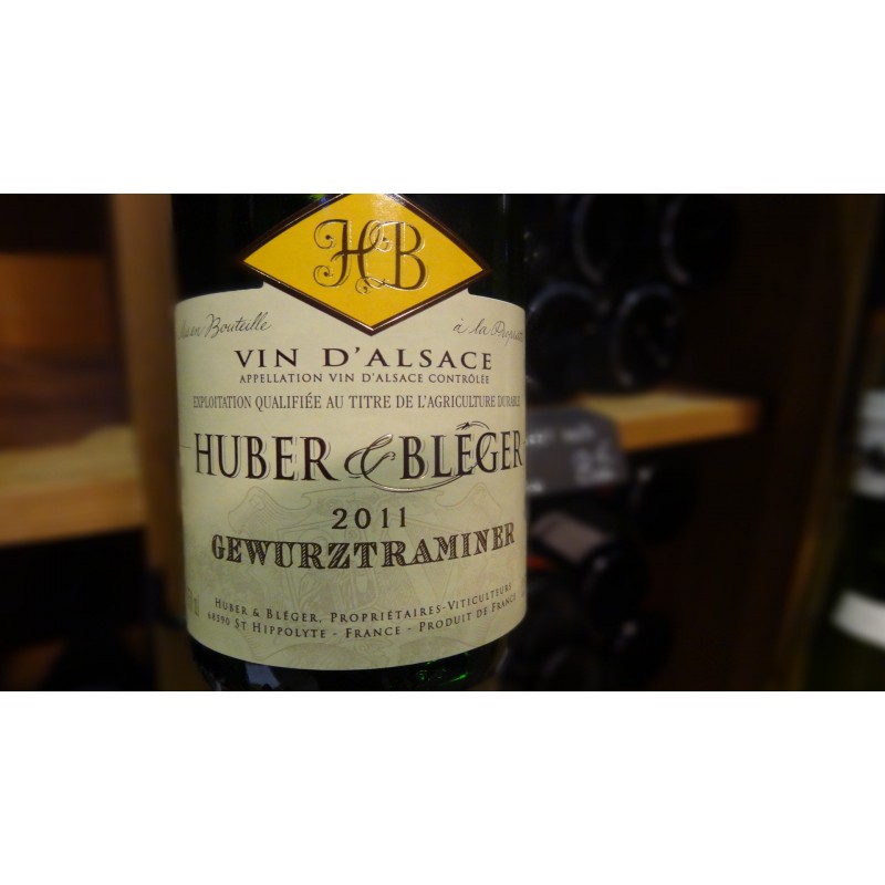 GEWURZTRAMINER HUBER ET BLEGER BLANC 2010