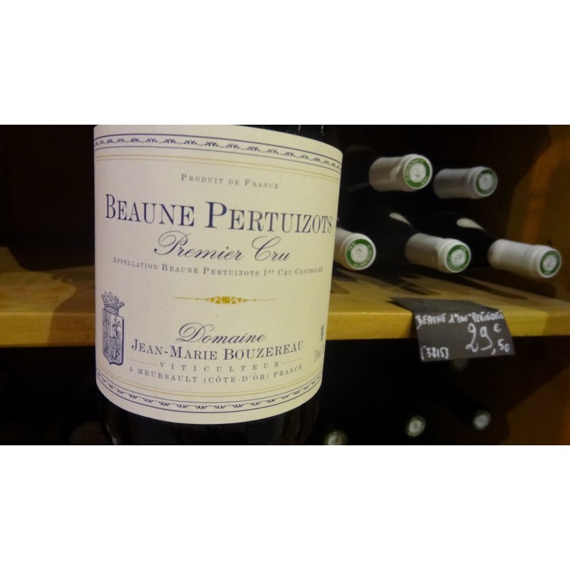 BEAUNE 1ER CRU PERTUIZOTS JM BOUZEREAU ROUGE 2007